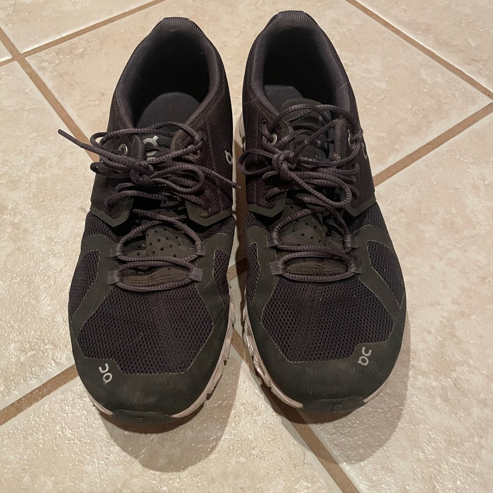 On Running Black Athletic Shoes
